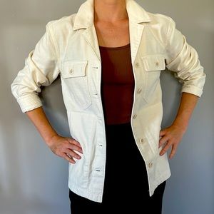 Madewell Utility Jacket cream size XS